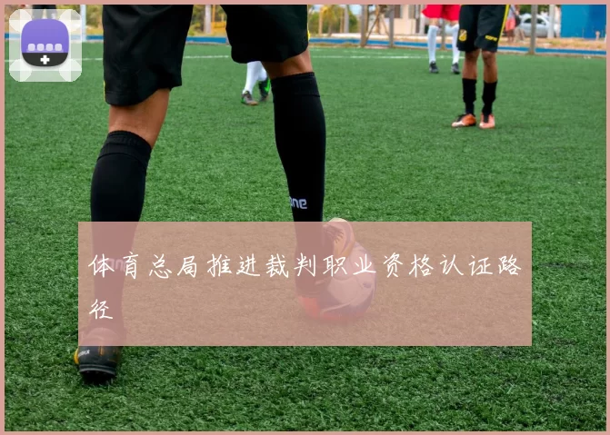 体育总局推进裁判职业资格认证路径